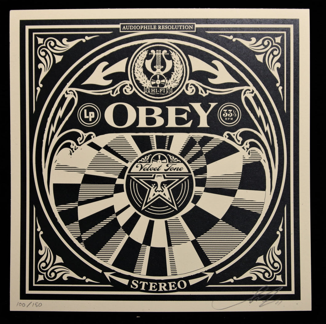 SHEPARD FAIREY Party At Moontower 2011 - Velvet Tone - Signed Screenprint