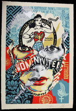 Load image into Gallery viewer, SHEPARD FAIREY / SANDRA CHEVRIER The Beauty Of Liberty And Equality - Large Format Screenprint

