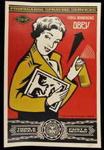 Charger l&#39;image dans la galerie, SHEPARD FAIREY Stay Up Girl - Offset Lithograph
