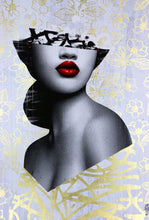 Load image into Gallery viewer, HUSH Le Buste 1 AP - screenprint with 24ct Goldleaf
