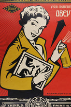 Charger l&#39;image dans la galerie, SHEPARD FAIREY Stay Up Girl - Offset Lithograph
