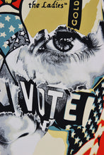 Load image into Gallery viewer, SHEPARD FAIREY / SANDRA CHEVRIER The Beauty Of Liberty And Equality - Large Format Screenprint
