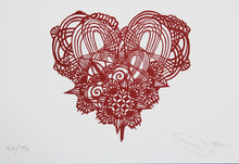 Load image into Gallery viewer, SWOON Heart - letterpress print
