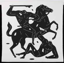 Charger l&#39;image dans la galerie, CLEON PETERSON Into The MMXXI (Black On White) - screenprint
