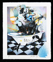 Load image into Gallery viewer, JORAM ROUKES Black Widow Baptism - Hand Embellished print
