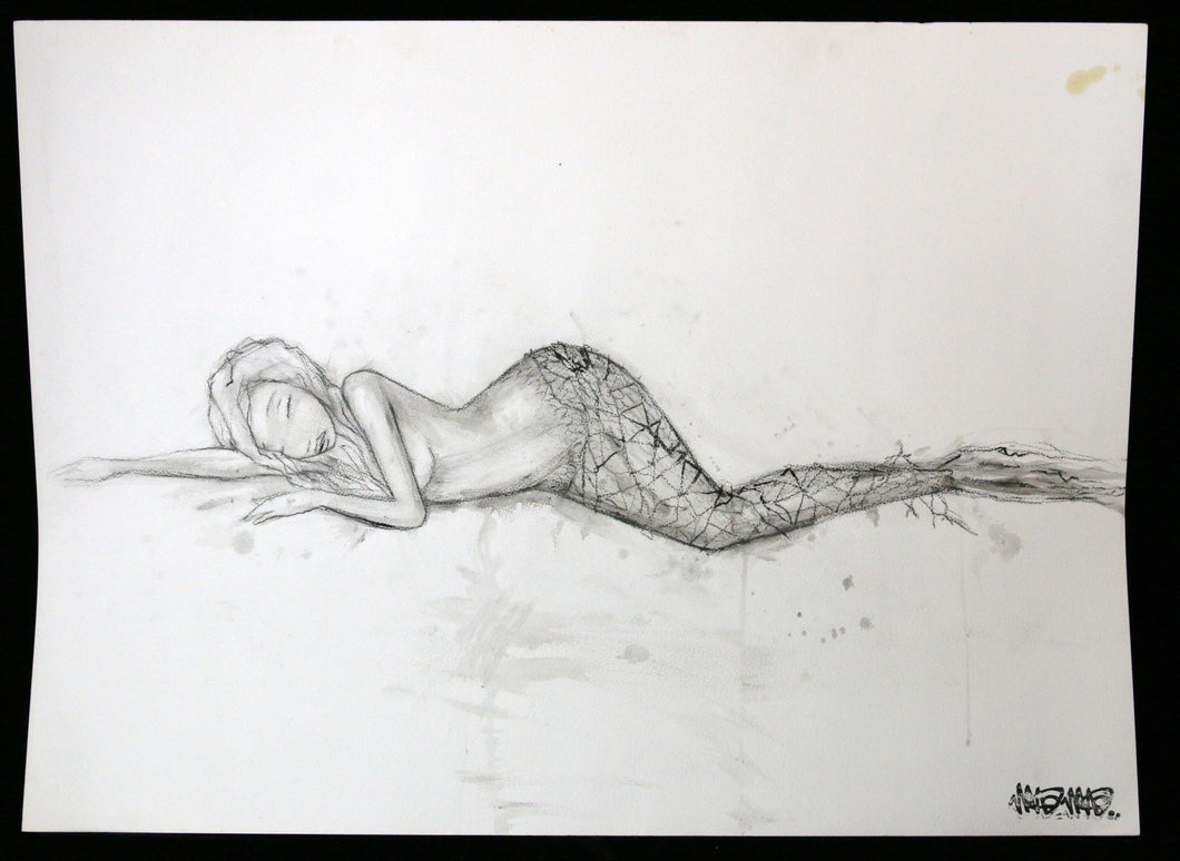 MAU MAU Mermaid - original drawing