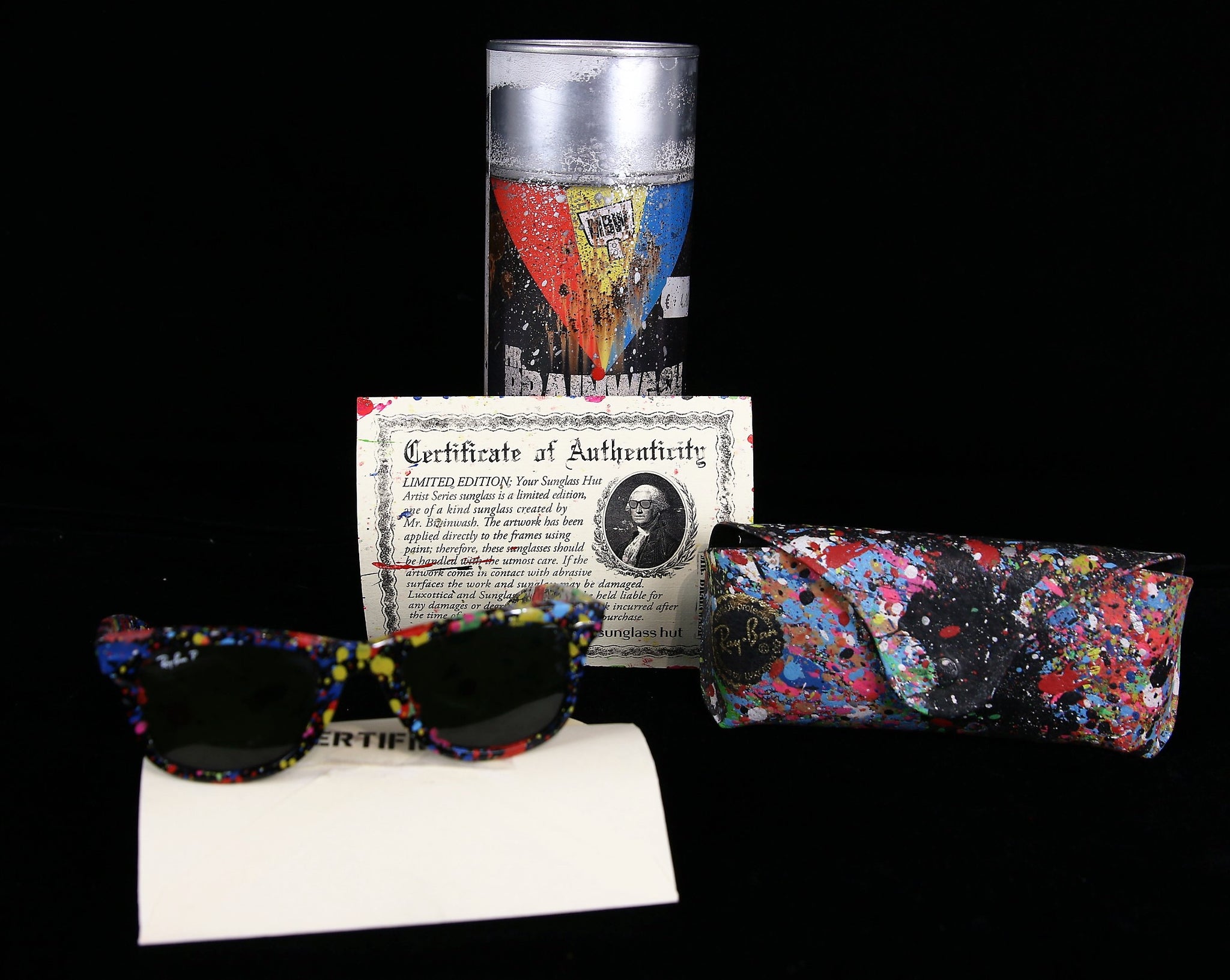 Mr. Brainwash Limited Edition sunglasses. Mr. Brainwash main image 2