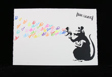 Load image into Gallery viewer, ZIEGLER T Peace Love and Anarchy Radar Rat - painting on paper
