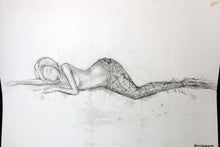 Load image into Gallery viewer, MAU MAU Mermaid - original drawing
