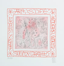 Load image into Gallery viewer, SPEEDY GRAPHITO Art Is Life Lapinture - etching
