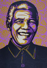 Charger l&#39;image dans la galerie, SHEPARD FAIREY Nelson Mandela - Large Format Screenprint
