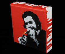 Load image into Gallery viewer, KUNSTRASEN Burn Capitalism Burn Red - painting on canvas
