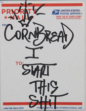 Load image into Gallery viewer, CORNBREAD &quot; DARRYL McCRAY &quot;  Tag 2 - signed ink on US POST sticker
