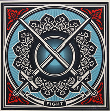 Load image into Gallery viewer, SHEPARD FAIREY Revolutionary Love 2021 - Fight - Screenprint
