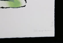 Charger l&#39;image dans la galerie, ZIEGLER T La Couleur De Son Maître (green) - screenprint and painting signed
