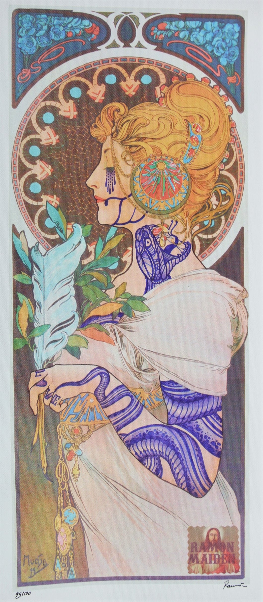 RAMON MAIDEN Mucha 1 - print on canvas