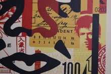 Load image into Gallery viewer, SHEPARD FAIREY 3 Face Collage Triptic - Offset Lithograph
