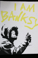 Charger l&#39;image dans la galerie, TCHEWY22 I Am Banksy (yellow) - signed screenprint
