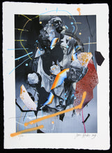 Load image into Gallery viewer, JORAM ROUKES Stone Roses - Hand Embellished print
