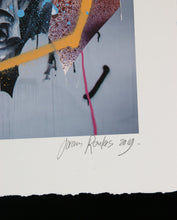 Charger l&#39;image dans la galerie, JORAM ROUKES Stone Roses - Hand Embellished print
