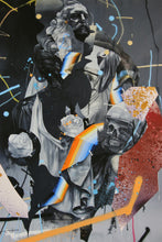 Load image into Gallery viewer, JORAM ROUKES Stone Roses - Hand Embellished print
