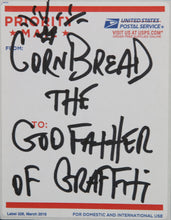 Load image into Gallery viewer, CORNBREAD &quot; DARRYL McCRAY &quot;  Tag 8 - signed ink on US POST sticker
