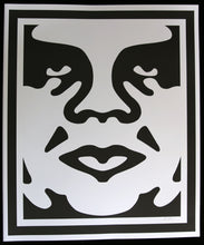 Charger l&#39;image dans la galerie, SHEPARD FAIREY 3 Face white - Offset Lithograph
