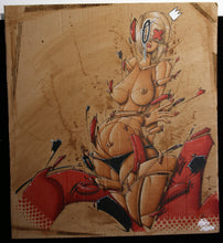 Load image into Gallery viewer, O&#39;POIL Untitled - original on cardboard

