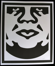 Load image into Gallery viewer, SHEPARD FAIREY 3 Face white - Offset Lithograph
