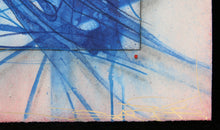 Charger l&#39;image dans la galerie, SABER Symptomatic Small Blue ( Hand Painted Multiple ) - painting on paper
