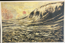 Load image into Gallery viewer, SHEPARD FAIREY Dark Wave - Offset Lithograph
