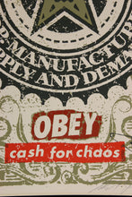 Charger l&#39;image dans la galerie, SHEPARD FAIREY Cash For Chaos 2001 - Screenprint
