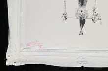 Charger l&#39;image dans la galerie, ZIEGLER T Fly Away - painting on vintage frame
