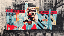 Charger l&#39;image dans la galerie, SHEPARD FAIREY Human Rights Mural 2020 - Screenprint
