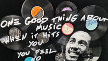 Load image into Gallery viewer, ZIEGLER T One Good Thing ... Bob Marley - painting on vintage records
