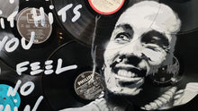 Load image into Gallery viewer, ZIEGLER T One Good Thing ... Bob Marley - painting on vintage records
