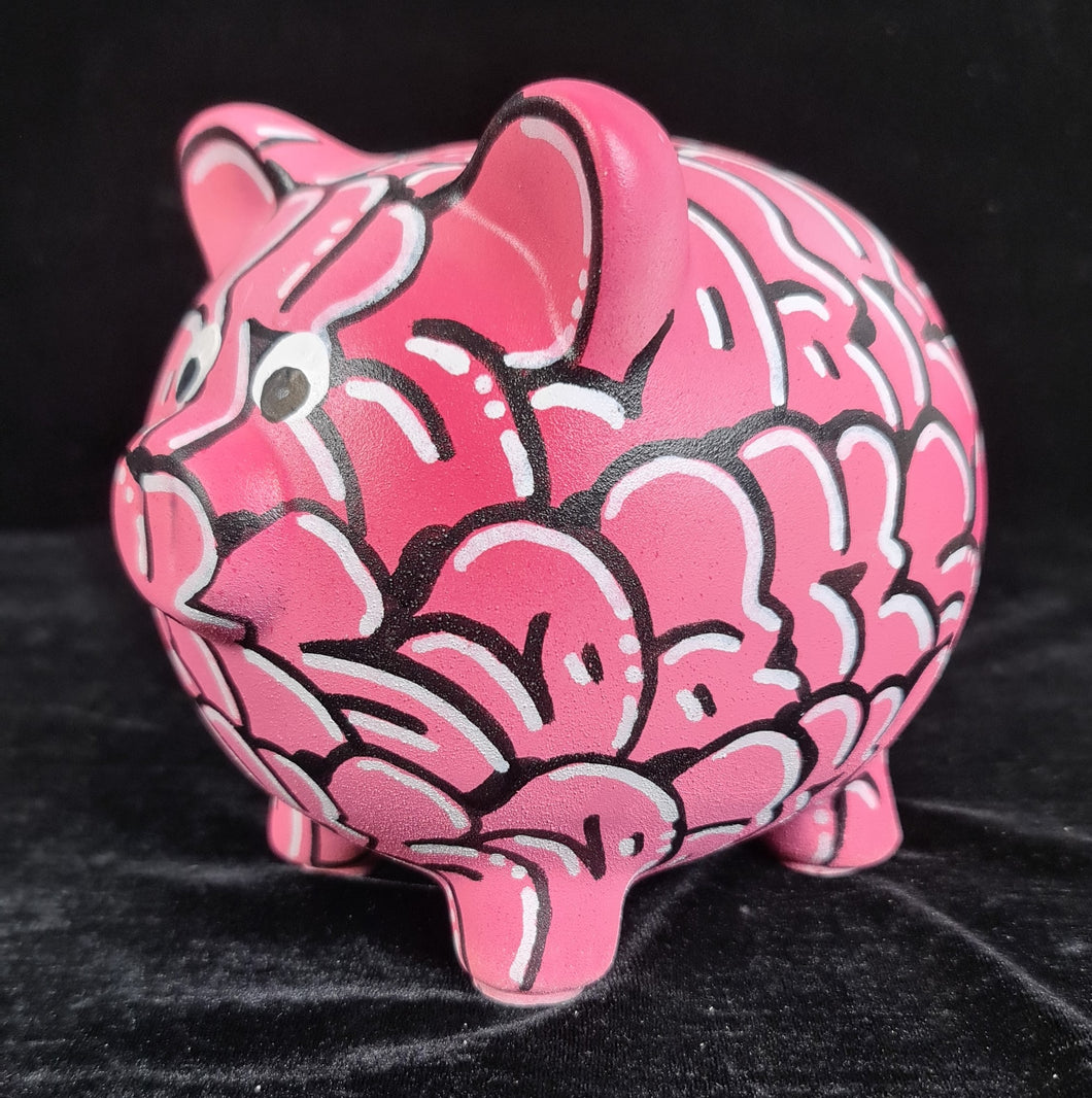DR DAX Piggy Bank - Painting on ceramic