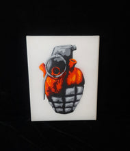 Load image into Gallery viewer, MARTIN WHATSON Heart Grenade 2013 - Painting on canvas
