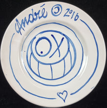 Load image into Gallery viewer, ANDRE SARAIVA - Original Ceramic plate 2016
