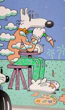 Load image into Gallery viewer, STEVEN HARRINGTON  Head In The Clouds - screenprint
