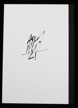 Load image into Gallery viewer, ASHLEY WOOD AWD XL Black - hand signed drawing on book cover
