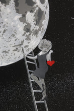 Charger l&#39;image dans la galerie, ZIEGLER T Loving Oneself To The Moon And Back - painting signed
