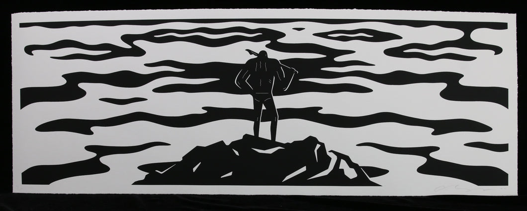 CLEON PETERSON The Seeker (White) - Signed screenprint