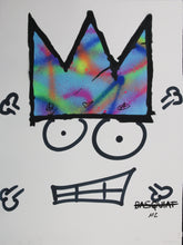 Charger l&#39;image dans la galerie, ZIEGLER T My Kid Just Ruined My Basquiat II (BLUE Multi) - painting signed

