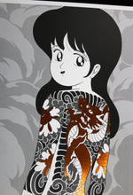 Load image into Gallery viewer, DEBZA Ryu Girl (version cuivre) - signed screenprint
