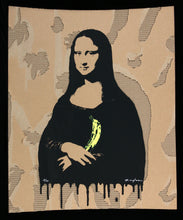 Charger l&#39;image dans la galerie, ZIEGLER T Banana Lisa - painting on cardboard signed
