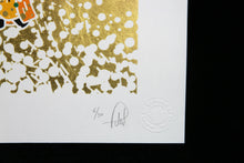 Load image into Gallery viewer, PAHNL And The World Stood Still (after Gustave Klimt) - print with 24ct goldleaf
