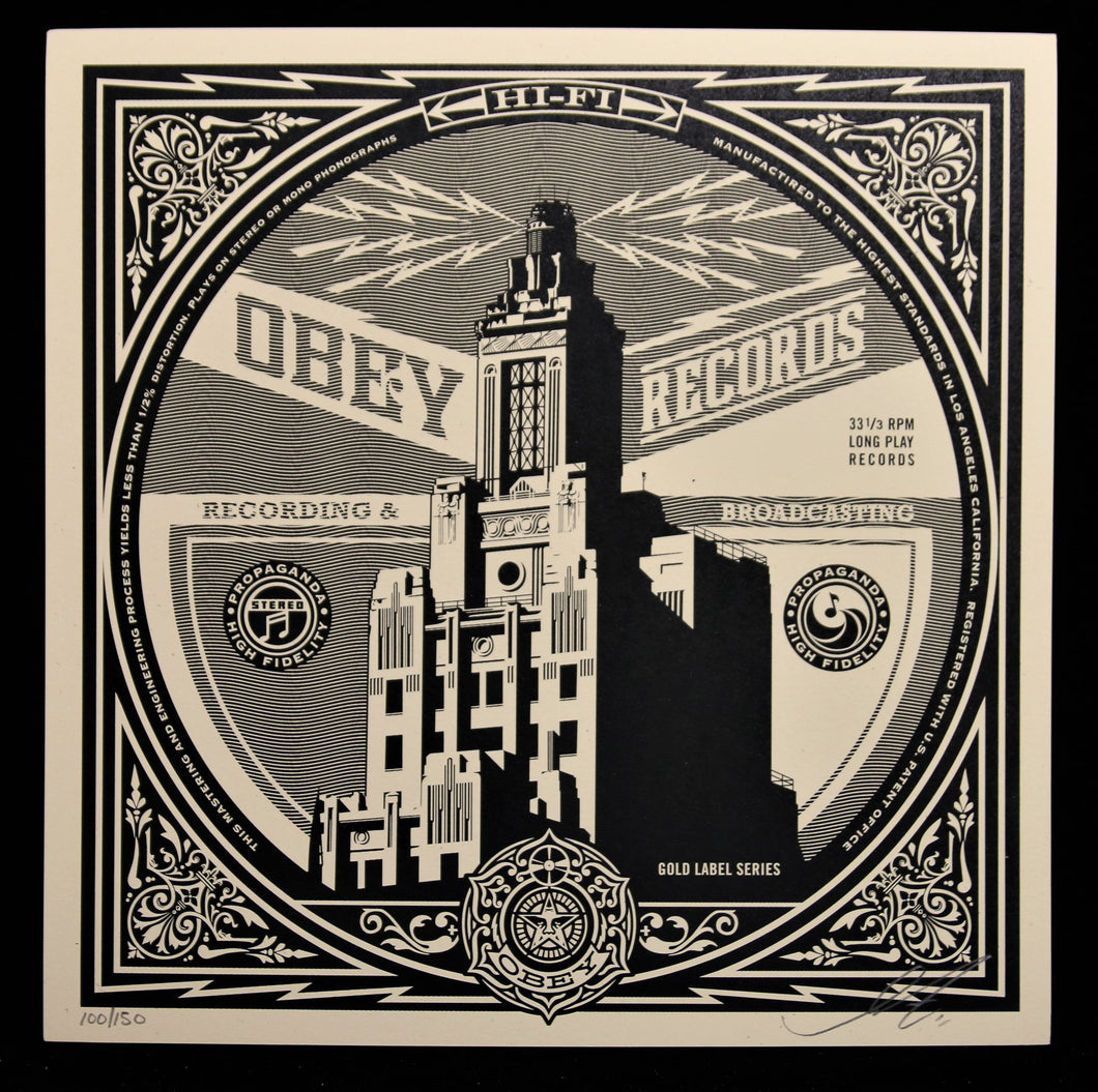 SHEPARD FAIREY Dance Floor Riot 2011 - Obey Broadcasting - Screenprint