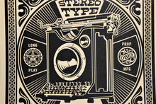 Charger l&#39;image dans la galerie, SHEPARD FAIREY Party At Moontower 2011 - Stereo Type - Screenprint
